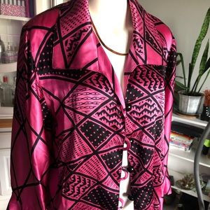 Hot pink funky blazer